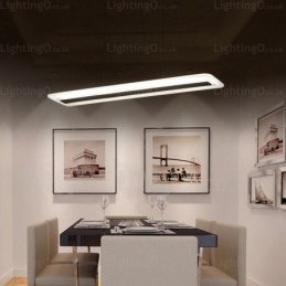 1 Lehké moderní moderní závěsné svítidlo s akrylovým stínidlem