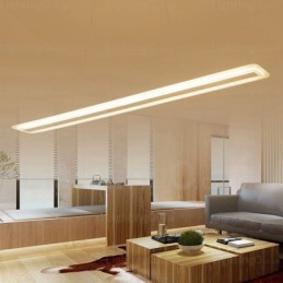 1 Lehké moderní moderní závěsné svítidlo s akrylovým stínidlem