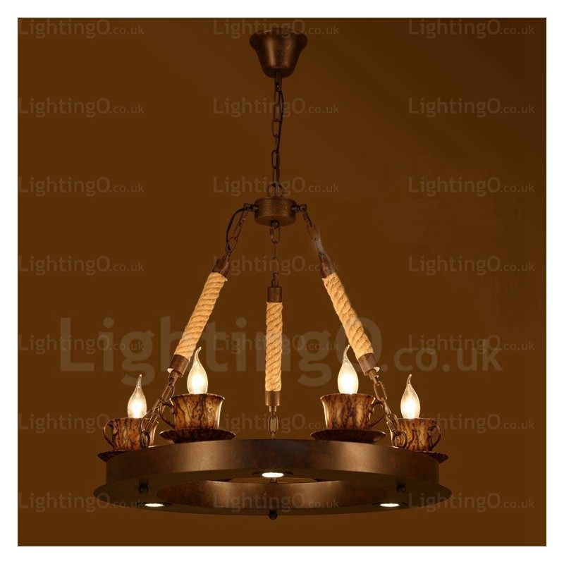 9 Light Country Rustikální závěsné svítidlo