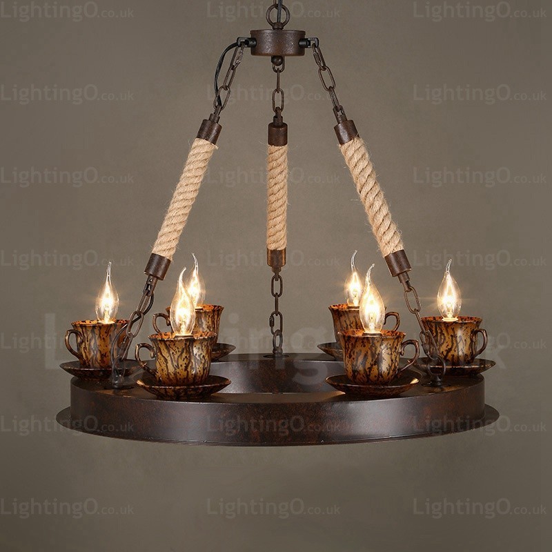 9 Light Country Rustikální závěsné svítidlo