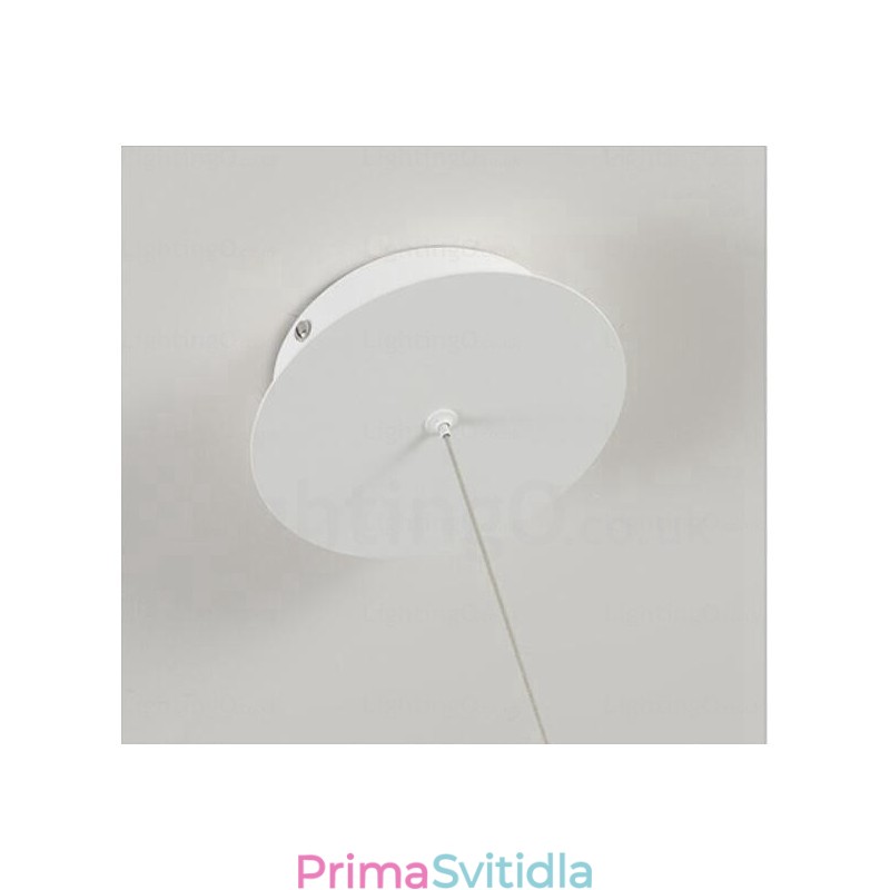 2 Lehké moderní moderní závěsné svítidlo s akrylovým stínidlem