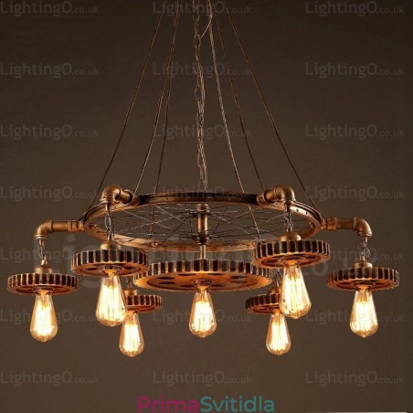 7 Light Vintage Retro závěsné svítidlo 7 Light Vintage Retro závěsné svítidlo