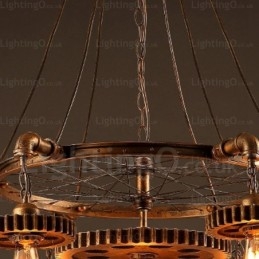 7 Light Vintage Retro závěsné svítidlo