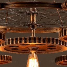 7 Light Vintage Retro závěsné svítidlo