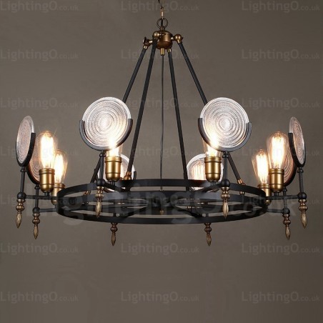 6 Light Vintage retro závěsné svítidlo se skleněným stínidlem 6 Light Vintage retro závěsné svítidlo se skleněným stínidlem