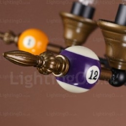 4 Light Country Rustikální Vintage Retro Závěsné světlo
