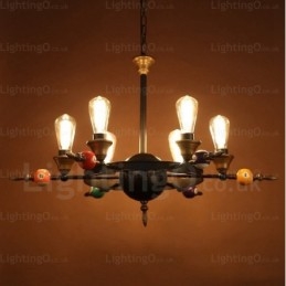 4 Light Country Rustikální Vintage Retro Závěsné světlo