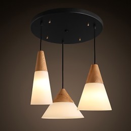 Lustr Mini styl moderní současné kovové 3 světelné závěsné světlo