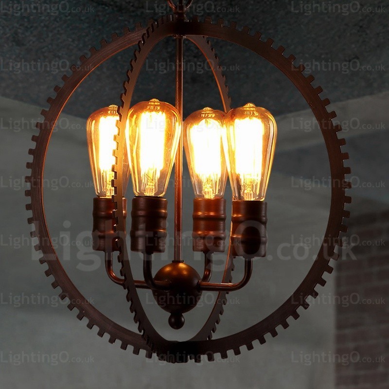 4 Light Vintage Retro závěsné světlo
