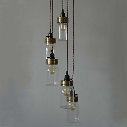 Severoamerický venkovský styl amerického Art Bottle Lustr