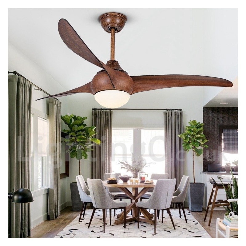 52" stropní ventilátor Rustic Lodge Country