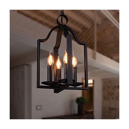 4 Light Vintage Minimalist Iron Painting Pendant Light 4 Light Vintage Minimalist Iron Painting Pendant Light