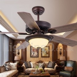 42" 48" 52" Country Retro Rustikální Lodge Vintage stropní ventilátor
