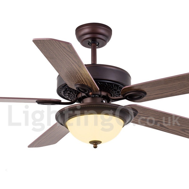42" 48" 52" Country Retro Rustikální Lodge Vintage stropní ventilátor