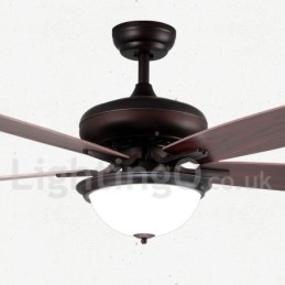 52" Country Retro Rustic Lodge Vintage stropní ventilátor