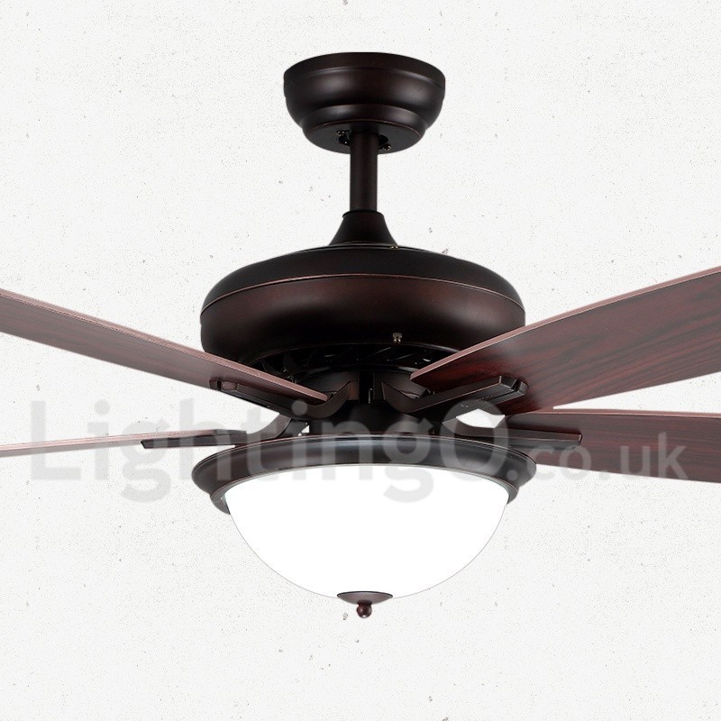 52" Country Retro Rustic Lodge Vintage stropní ventilátor