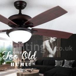 52" Country Retro Rustic Lodge Vintage stropní ventilátor