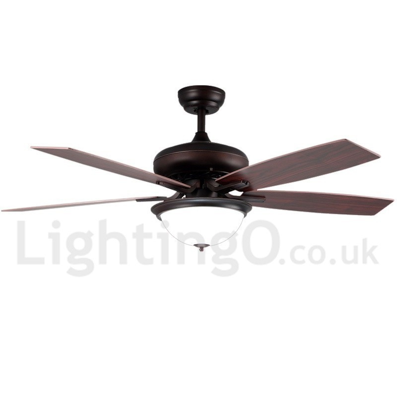52" Country Retro Rustic Lodge Vintage stropní ventilátor
