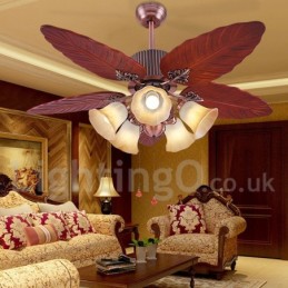 48" Country Retro Rustic Lodge Vintage stropní ventilátor