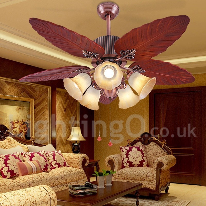 48" Country Retro Rustic Lodge Vintage stropní ventilátor
