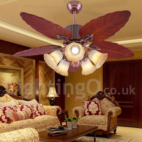 48" Country Retro Rustic Lodge Vintage stropní ventilátor 48" Country Retro Rustic Lodge Vintage stropní ventilátor
