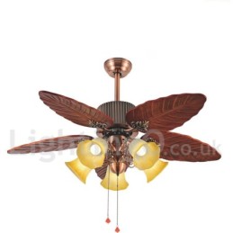 48" Country Retro Rustic Lodge Vintage stropní ventilátor