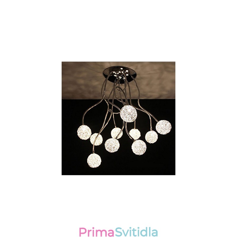 Simple Iron Ceiling Round Iron Kreativní lampa lampa Hliníková drátěná lampa