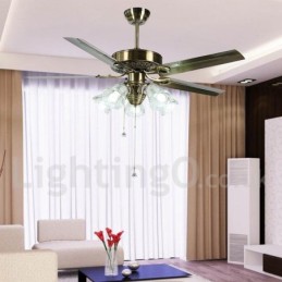 Vintage stropní ventilátor 52" evropského stylu