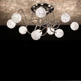 Simple Iron Ceiling Round Iron Kreativní lampa lampa Hliníková drátěná lampa