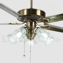 Vintage stropní ventilátor 52" evropského stylu