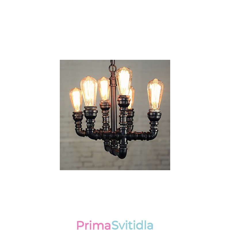 Lustr Mini Styl Rustic Lodge Retro Metal
