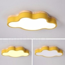Macaron vícebarevné moderní moderní ocelové zapuštěné dřevěné světlé stropní svítidlo
