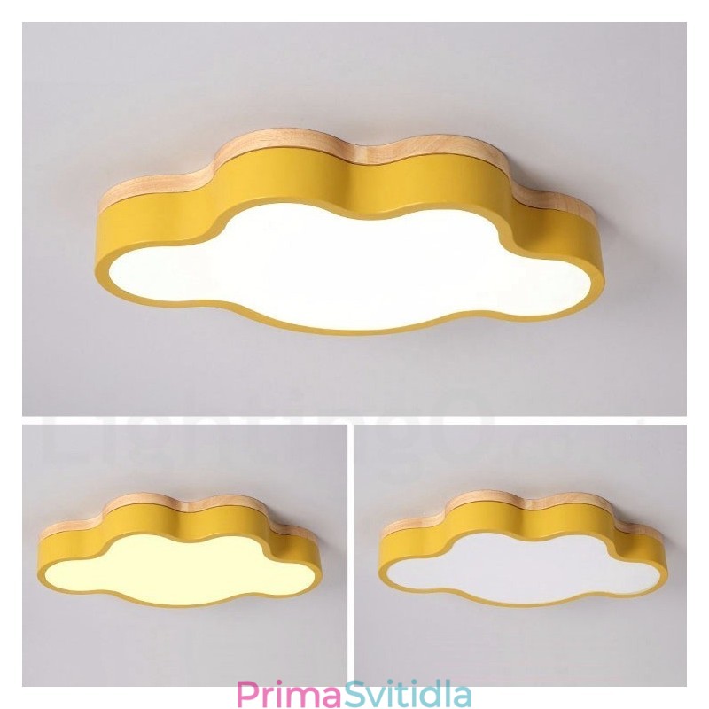 Macaron vícebarevné moderní moderní ocelové zapuštěné dřevěné světlé stropní svítidlo