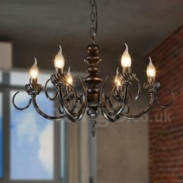 Industriální styl Ocelové osvětlení Obchod Závěsné lustrové světlo