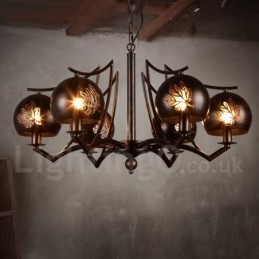 Industriální styl Ocelové osvětlení Obchod Závěsné lustrové světlo