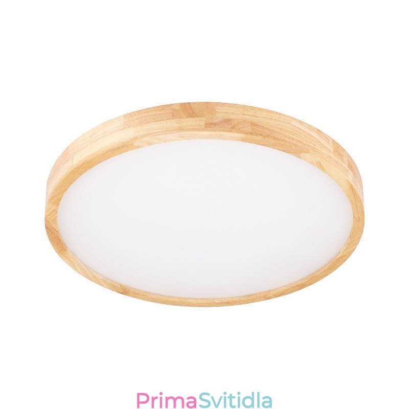 Ultra tenké kulatá dřevěná stropní lampa Akrylátová stropní lampa z masivního dřeva Nordic Lights