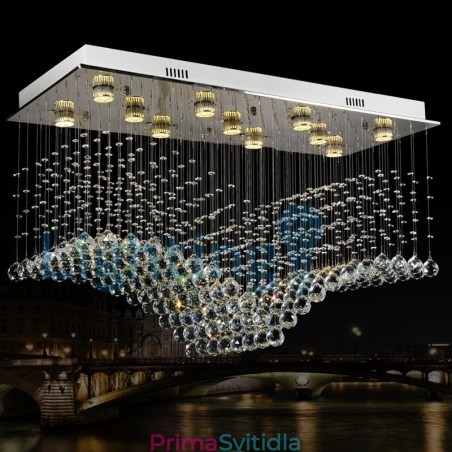 Moderní moderní lustr Závěsné svítidlo pro zapuštěnou montáž Crystal Rain Drop Light Moderní moderní lustr Závěsné svítidlo pro zapuštěnou montáž Crystal Rain Drop Light
