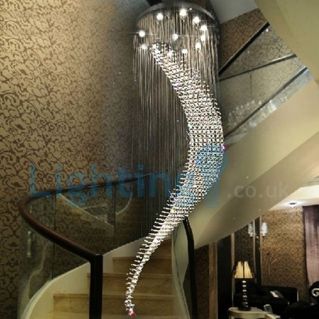Moderní moderní lustr Závěsné svítidlo pro zapuštěnou montáž Crystal Rain Drop Light Moderní moderní lustr Závěsné svítidlo pro zapuštěnou montáž Crystal Rain Drop Light