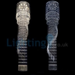 Moderní moderní lustr Závěsné svítidlo pro zapuštěnou montáž Crystal Rain Drop Light