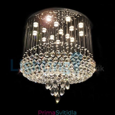 Moderní moderní lustr Závěsné svítidlo pro zapuštěnou montáž Crystal Rain Drop Light Moderní moderní lustr Závěsné svítidlo pro zapuštěnou montáž Crystal Rain Drop Light
