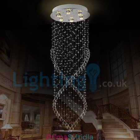 Moderní moderní lustr Závěsné svítidlo pro zapuštěnou montáž Crystal Rain Drop Light Moderní moderní lustr Závěsné svítidlo pro zapuštěnou montáž Crystal Rain Drop Light