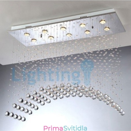 Moderní moderní lustr Závěsné svítidlo pro zapuštěnou montáž Crystal Rain Drop Light Moderní moderní lustr Závěsné svítidlo pro zapuštěnou montáž Crystal Rain Drop Light