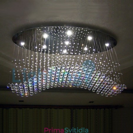 Moderní moderní lustr Závěsné svítidlo pro zapuštěnou montáž Crystal Rain Drop Light Moderní moderní lustr Závěsné svítidlo pro zapuštěnou montáž Crystal Rain Drop Light