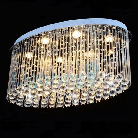 Moderní moderní lustr Závěsné svítidlo pro zapuštěnou montáž Crystal Rain Drop Light Moderní moderní lustr Závěsné svítidlo pro zapuštěnou montáž Crystal Rain Drop Light