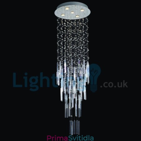 Moderní moderní lustr Závěsné svítidlo pro zapuštěnou montáž Crystal Rain Drop Light Moderní moderní lustr Závěsné svítidlo pro zapuštěnou montáž Crystal Rain Drop Light