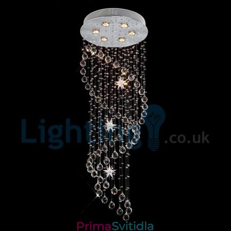 Moderní moderní lustr Závěsné svítidlo pro zapuštěnou montáž Crystal Rain Drop Light Moderní moderní lustr Závěsné svítidlo pro zapuštěnou montáž Crystal Rain Drop Light
