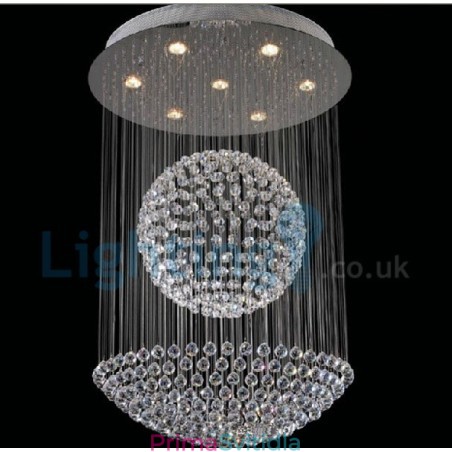 Moderní moderní lustr Závěsné svítidlo pro zapuštěnou montáž Crystal Rain Drop Light Moderní moderní lustr Závěsné svítidlo pro zapuštěnou montáž Crystal Rain Drop Light