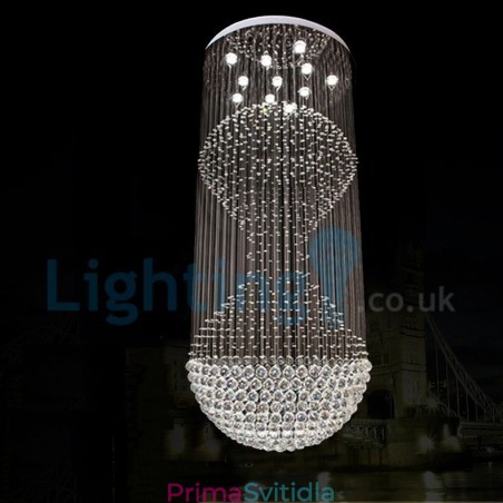 Moderní moderní lustr Závěsné svítidlo pro zapuštěnou montáž Crystal Rain Drop Light Moderní moderní lustr Závěsné svítidlo pro zapuštěnou montáž Crystal Rain Drop Light