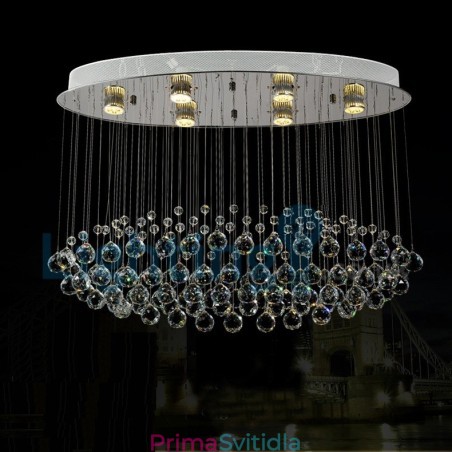 Moderní moderní lustr Závěsné svítidlo pro zapuštěnou montáž Crystal Rain Drop Light Moderní moderní lustr Závěsné svítidlo pro zapuštěnou montáž Crystal Rain Drop Light