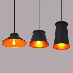 Lustr Mini styl moderní současné kovové 3 světelné závěsné světlo